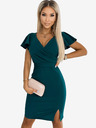 numoco NINA Kleid mit Bleistiftausschnitt - grün Numoco NINA