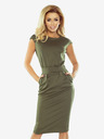 numoco SARA Midikleid - khaki Numoco
