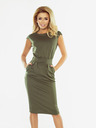 numoco SARA Midikleid - khaki Numoco
