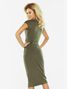 numoco SARA Midikleid - khaki Numoco
