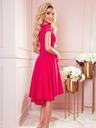 numoco Exklusives Kleid mit Spitze - himbeerfarben Numoco PATRICIA