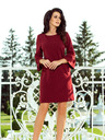 numoco Kleid mit Spitzenärmeln - burgunderrot Numoco MARGARET