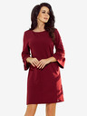 numoco Kleid mit Spitzenärmeln - burgunderrot Numoco MARGARET