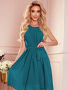 numoco Chiffonkleid mit Schleife - meerfarben Numoco ALIZEE