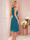 numoco Chiffonkleid mit Schleife - meerfarben Numoco ALIZEE