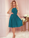 numoco Chiffonkleid mit Schleife - meerfarben Numoco ALIZEE