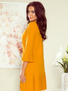 numoco Bequemes Plissee-Kleid - senf Numoco LUCY