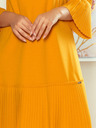 numoco Bequemes Plissee-Kleid - senf Numoco LUCY