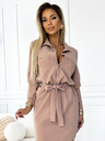 numoco Kleid mit Taschen - beige Numoco CAMILLE