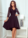 numoco Exklusives Kleid mit Spitze - schwarz Numoco NICOLLE