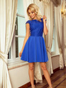 numoco Kleid mit Spitze - blau Numoco MARTA