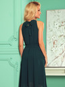 numoco Chiffonkleid mit Krawatte - grün Numoco ALIZEE