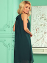 numoco Chiffonkleid mit Krawatte - grün Numoco ALIZEE