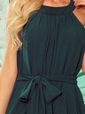 numoco Chiffonkleid mit Krawatte - grün Numoco ALIZEE