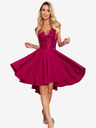 numoco Exklusives Kleid mit Spitze - burgunderrot Numoco PATRICIA