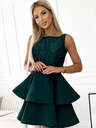 numoco Kleid mit Spitze - grün Numoco LAURA