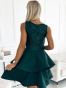 numoco Kleid mit Spitze - grün Numoco LAURA
