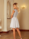 numoco Kleid mit Spitze - hellgrau Numoco MARTA