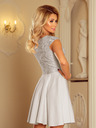 numoco Kleid mit Spitze - hellgrau Numoco MARTA