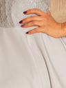 numoco Kleid mit Spitze - hellgrau Numoco MARTA