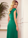 numoco Kurzärmeliges Plisseekleid - grün Numoco LILA