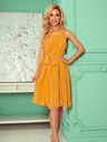 numoco Chiffonkleid mit Krawatte - Honey Numoco ALIZEE