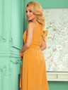 numoco Chiffonkleid mit Krawatte - Honey Numoco ALIZEE