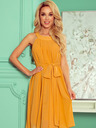 numoco Chiffonkleid mit Krawatte - Honey Numoco ALIZEE