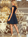 numoco Kleid mit Spitze - dunkelgrün Numoco MARTA
