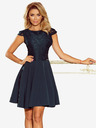 numoco Kleid mit Spitze - dunkelgrün Numoco MARTA