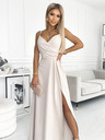 numoco Elegantes Maxikleid mit Trägern - Beige Numoco CHIARA