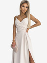 numoco Elegantes Maxikleid mit Trägern - Beige Numoco CHIARA