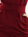 numoco SARA Midikleid - burgunderrot Numoco