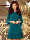numoco Bequemes Faltenkleid - blau Numoco LUCY