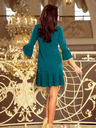 numoco Bequemes Faltenkleid - blau Numoco LUCY