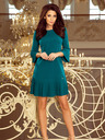 numoco Bequemes Faltenkleid - blau Numoco LUCY