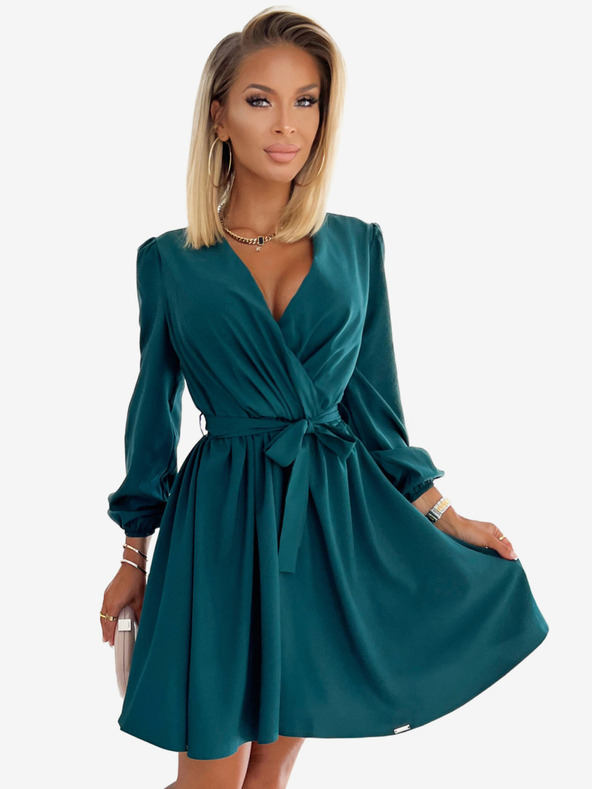 numoco Dekolleté-Kleid für Frauen - Grün Numoco BINDY