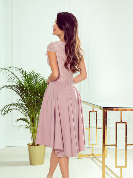 numoco Exklusives Kleid mit Spitze - rosa Numoco PATRICIA