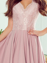 numoco Exklusives Kleid mit Spitze - rosa Numoco PATRICIA