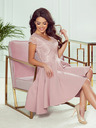 numoco Exklusives Kleid mit Spitze - rosa Numoco PATRICIA