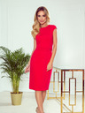 numoco Elegantes Midikleid mit Gürtel - rot Numoco TAMARA