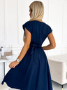 numoco Kleid mit ausgestelltem Halsausschnitt - dunkelblau Numoco SCARLETT