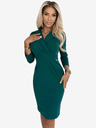 numoco Elegantes Kleid mit Ausschnitt - grün Numoco KELLY