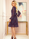 numoco Kleid mit Ausschnitt - rosa und blaue Mandalas BAKARI