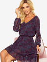 numoco Kleid mit Ausschnitt - rosa und blaue Mandalas BAKARI