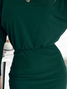 numoco Kleid mit Manschettenärmeln - grün Numoco LARA