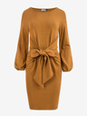 numoco Bequemes Kleid mit Taillenband - karamell Numoco JENNY
