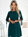 numoco Trapezkleid mit Schleifen - grün Numoco ALICE