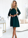 numoco Trapezkleid mit Schleifen - grün Numoco ALICE