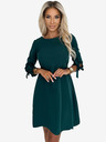 numoco Trapezkleid mit Schleifen - grün Numoco ALICE